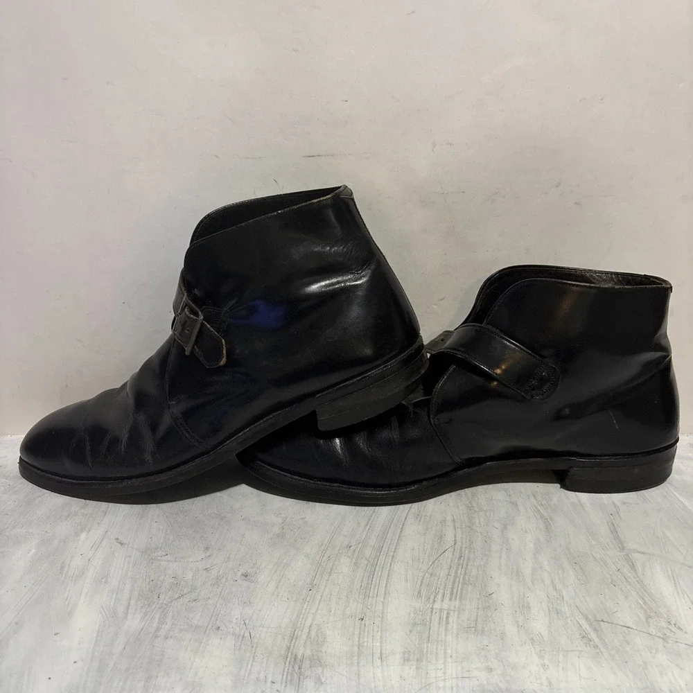 Boot And Shoe Union Classic Safety Boot Buckle Black 9 1/2E Work Boots